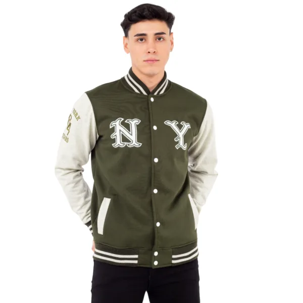 Casaca Verde Militar NY84-Modelo Americano