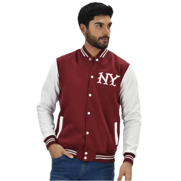 Casaca Guinda-Modelo Americano