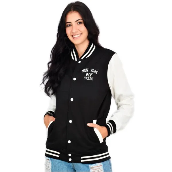 Casaca Baseball-Negro