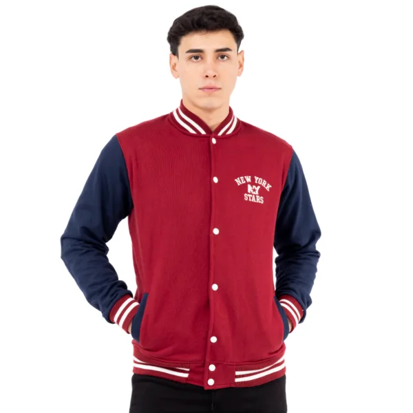 Casaca Baseball-Guinda-NY
